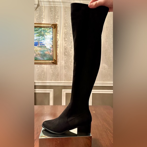 Steve Madden!❄️SADIE/blk faux suede/over the knee/size-8 - Picture 10 of 16
